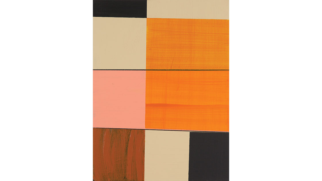 composition is exploration, 2021, acrylic on canvas 60 x 50 cm, courtesy Drill Hall Gallery composition is exploration, 2021, acrylic on canvas 60 x 50 cm, courtesy Drill Hall Gallery