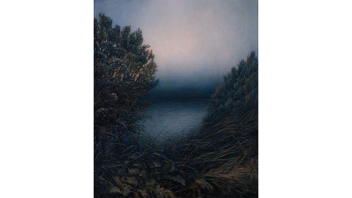 Half-light, 2021, oil on linen, 183 x 153 cm, courtesy Bett Gallery