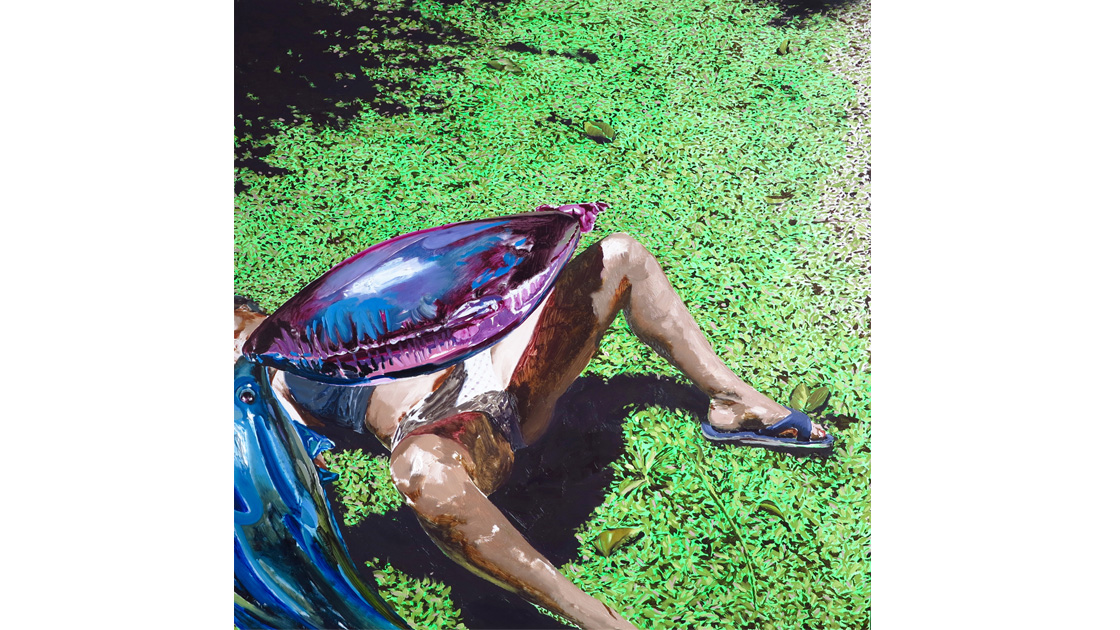 Weapons of iron can't wound them, 2014, oil on board, 91 x 91cm Weapons of iron can't wound them, 2014, oil on board, 91 x 91cm